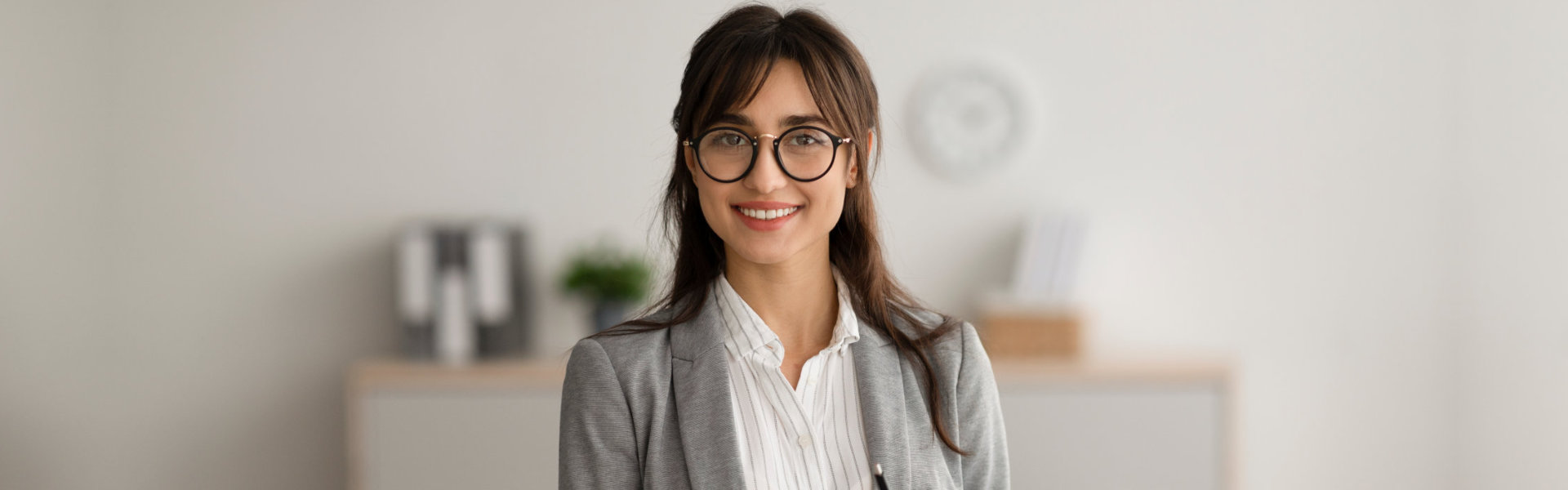 woman smiling at the camera